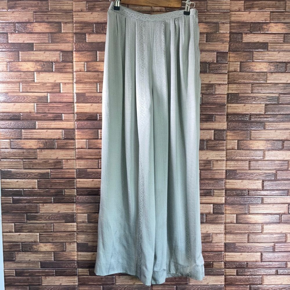 Vintage 70’s Womens William Pearson Wide Leg Gray Pants size 8